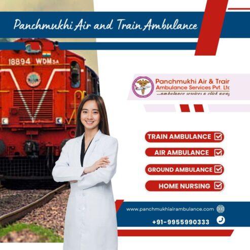 You can book the Panchmukhi Train Ambulance Service in Guwahati