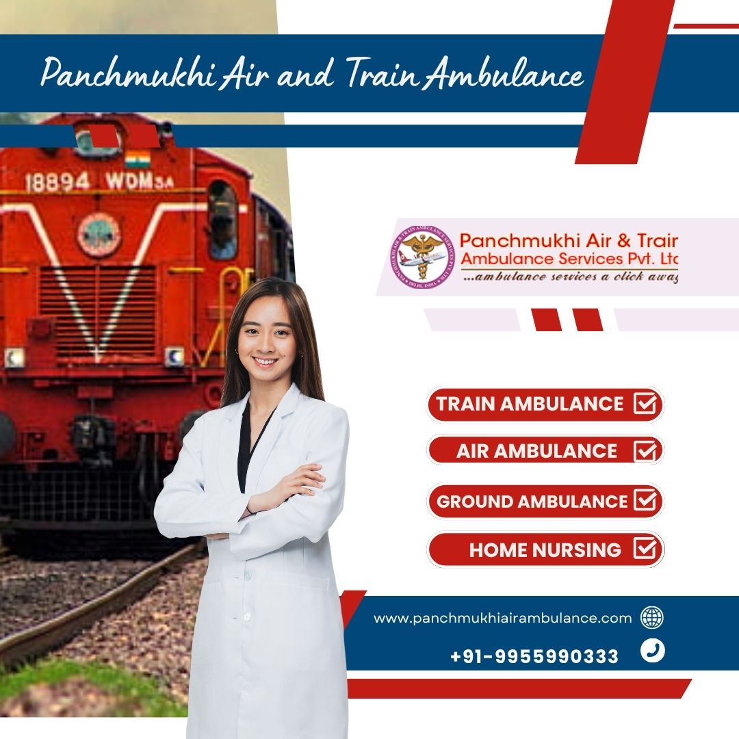 You can book the Panchmukhi Train Ambulance Service in Guwahati