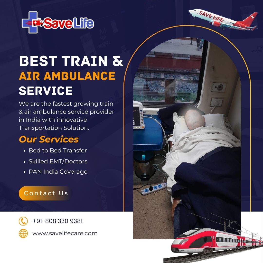 Best Train Ambulance Service in Patna
