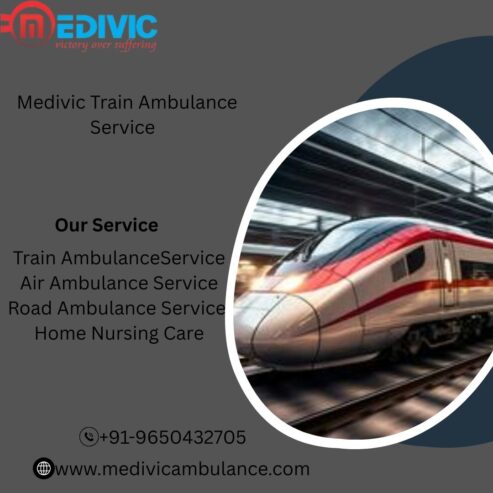 Medivic Train Ambulance in Jabalpur is solely in Charge of All Medical Operations