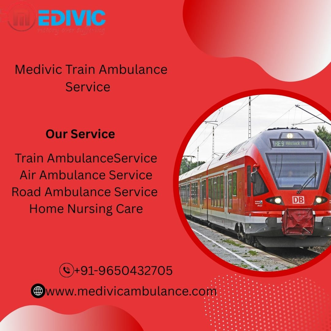 Book Medivic Train Ambulance in Indore to Transfer Patients in a Short Time
