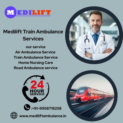 Call Medivic Train Ambulance for Quick Patient Transfer in Gorakhpur