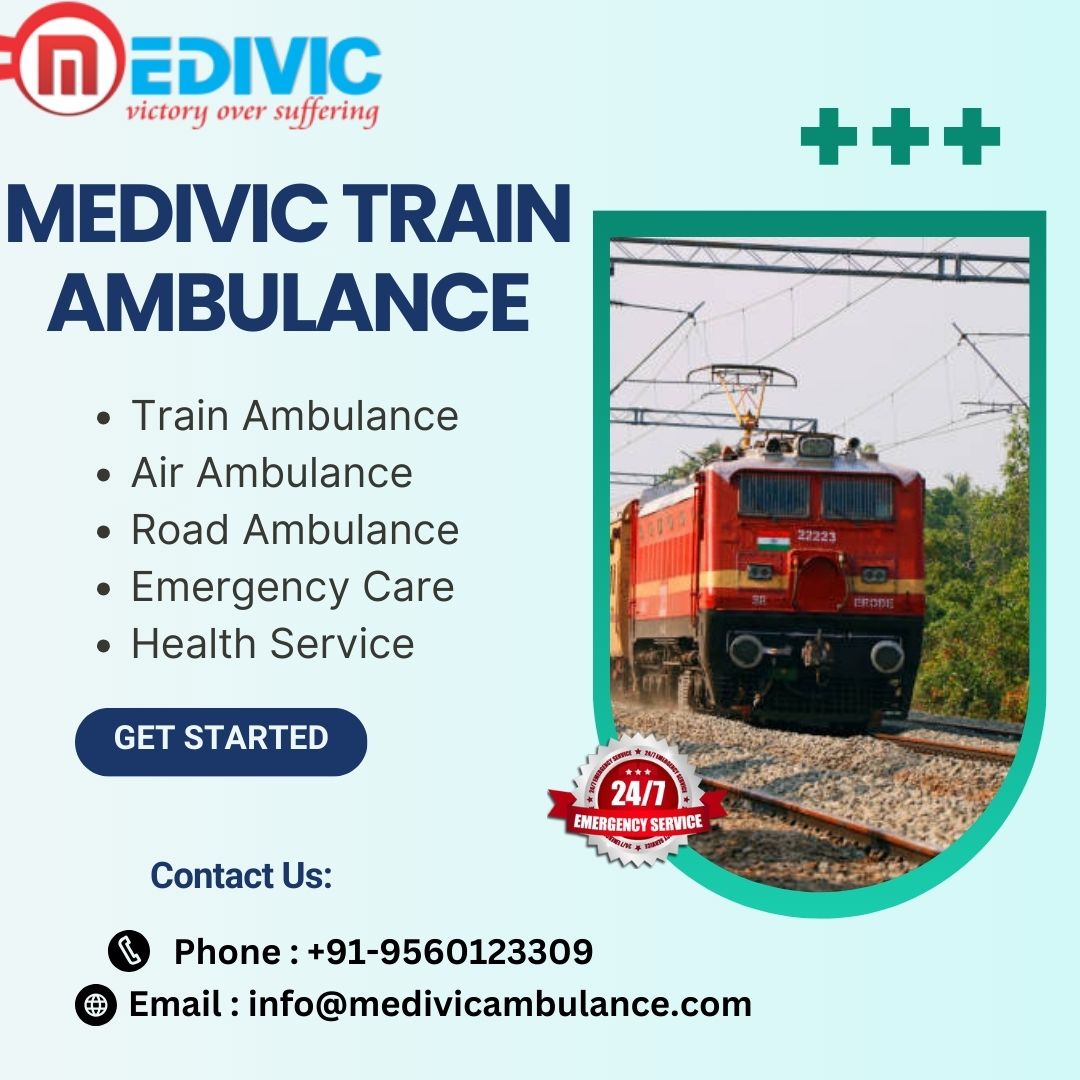 The Medivic Train Ambulance Service in Mumbai allows the use of life-saving medical proficiency