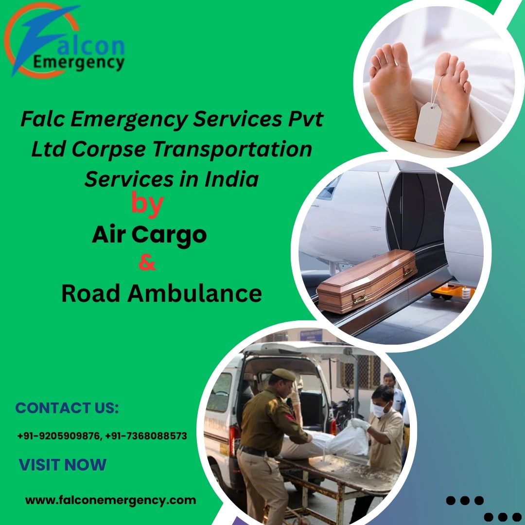 FALC Emergency has the Wooden Coffin Box and Rescue Basket in Nagpur inside their Ambulance