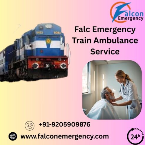 Use FALC Emergency Train Ambulance in Lucknow offers a completely unobstructed medical facility