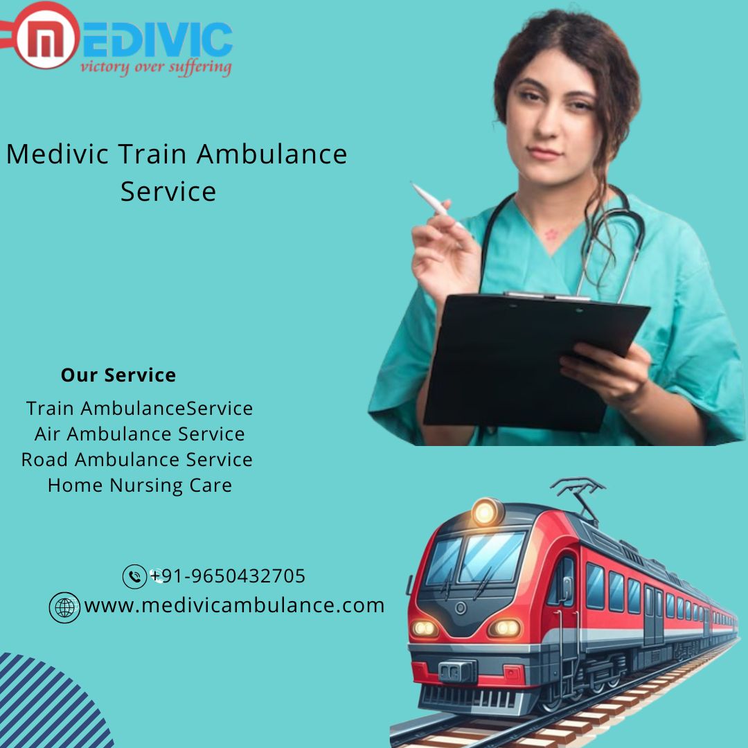 Medivic is Always Operational for Shifts in Raipur with its Train Ambulance