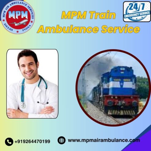 MPM Train Ambulance Services in Darbhanga has Hospital-style Facilities inside the Train