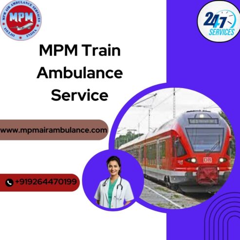 The MPM Train Ambulance Service in Silchar leads the way in providing care during the journey