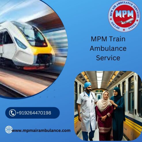 MPM Ambulance has fully Calibrated Train Coaches for Patient Transfer in Darbhanga