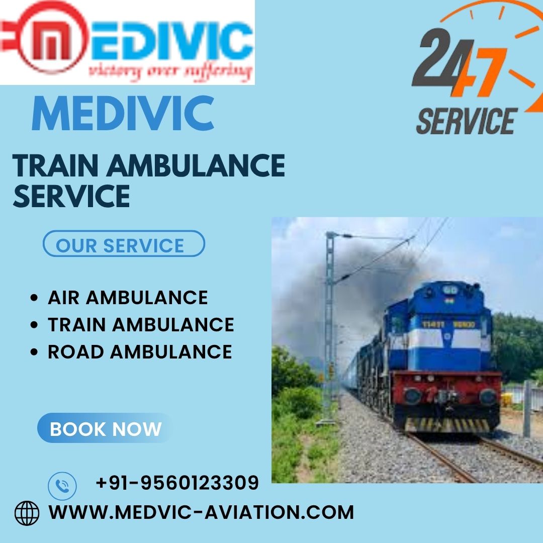 Medivic aviation Well-Mapped Patient Transit in dibrugarh in its Train Ambulance
