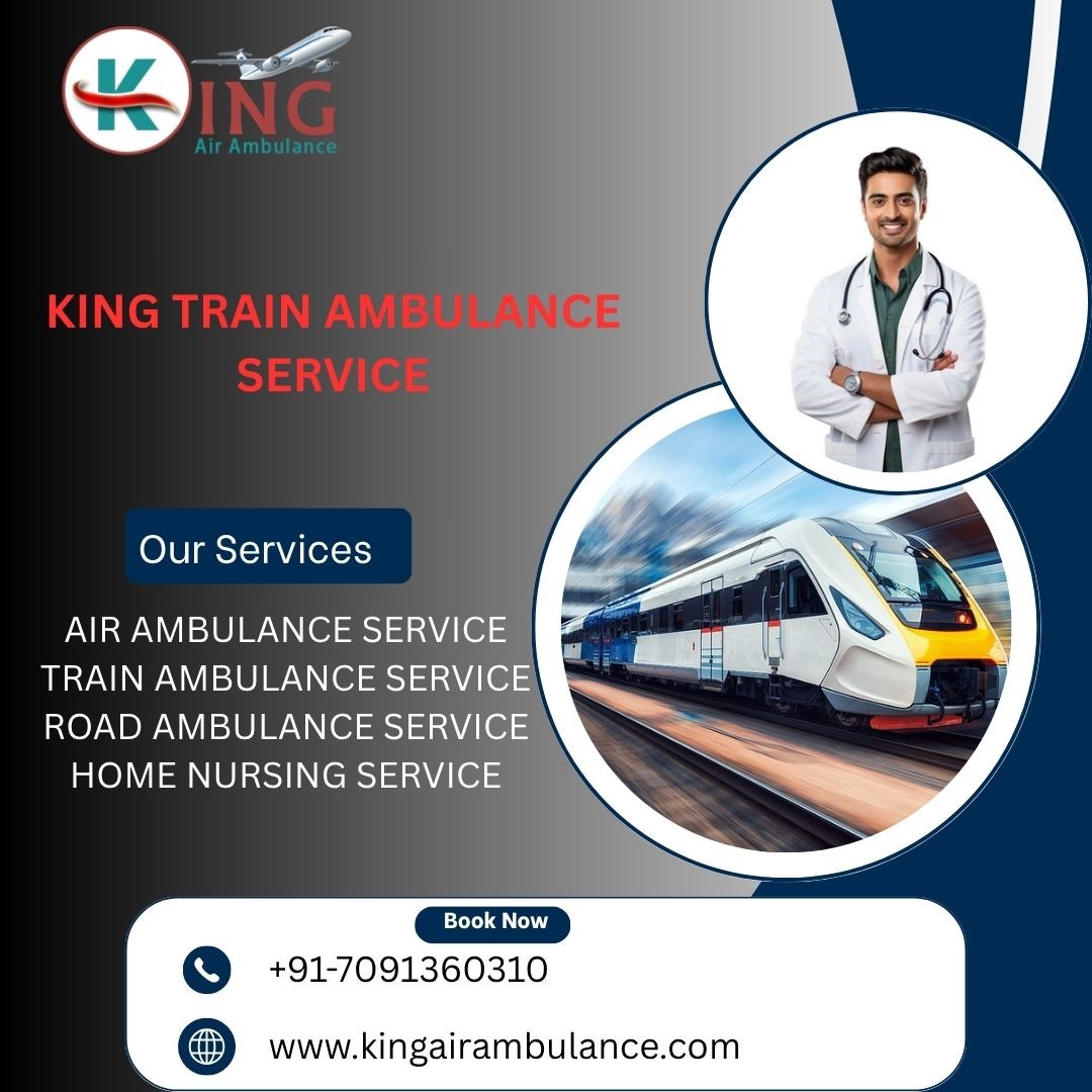 Use the best King Train Ambulance Service in Indore with top-notch medical facilities