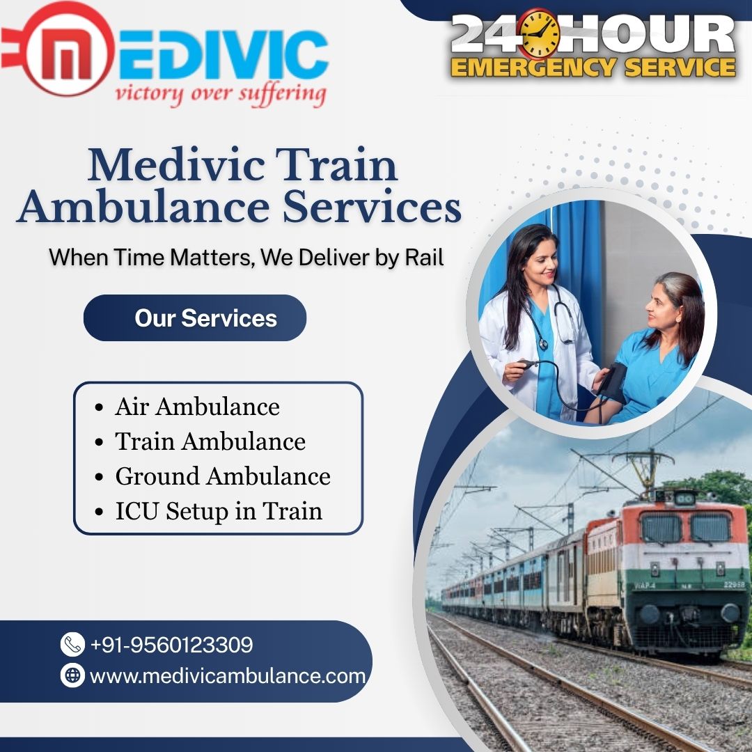 Medivic Provides Transit-Related Case-wise Preparation in Patna in its Train Ambulance