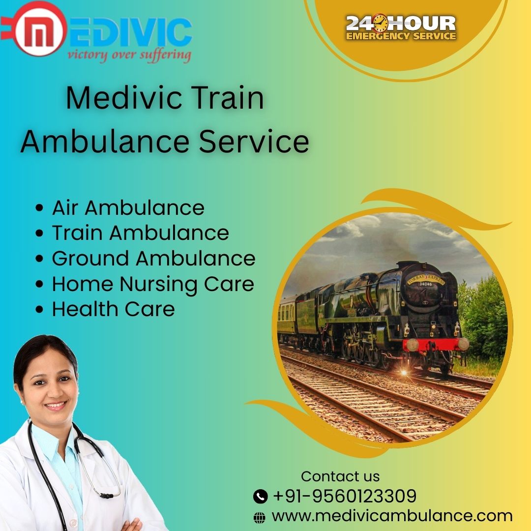 Medivic is Favored for Advance Transit Plans in Patna in a Train Ambulance