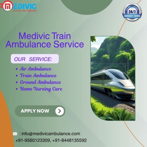 Medivic Aviation Ensures You Always Know What’s Going on in Patna in a Train Ambulance