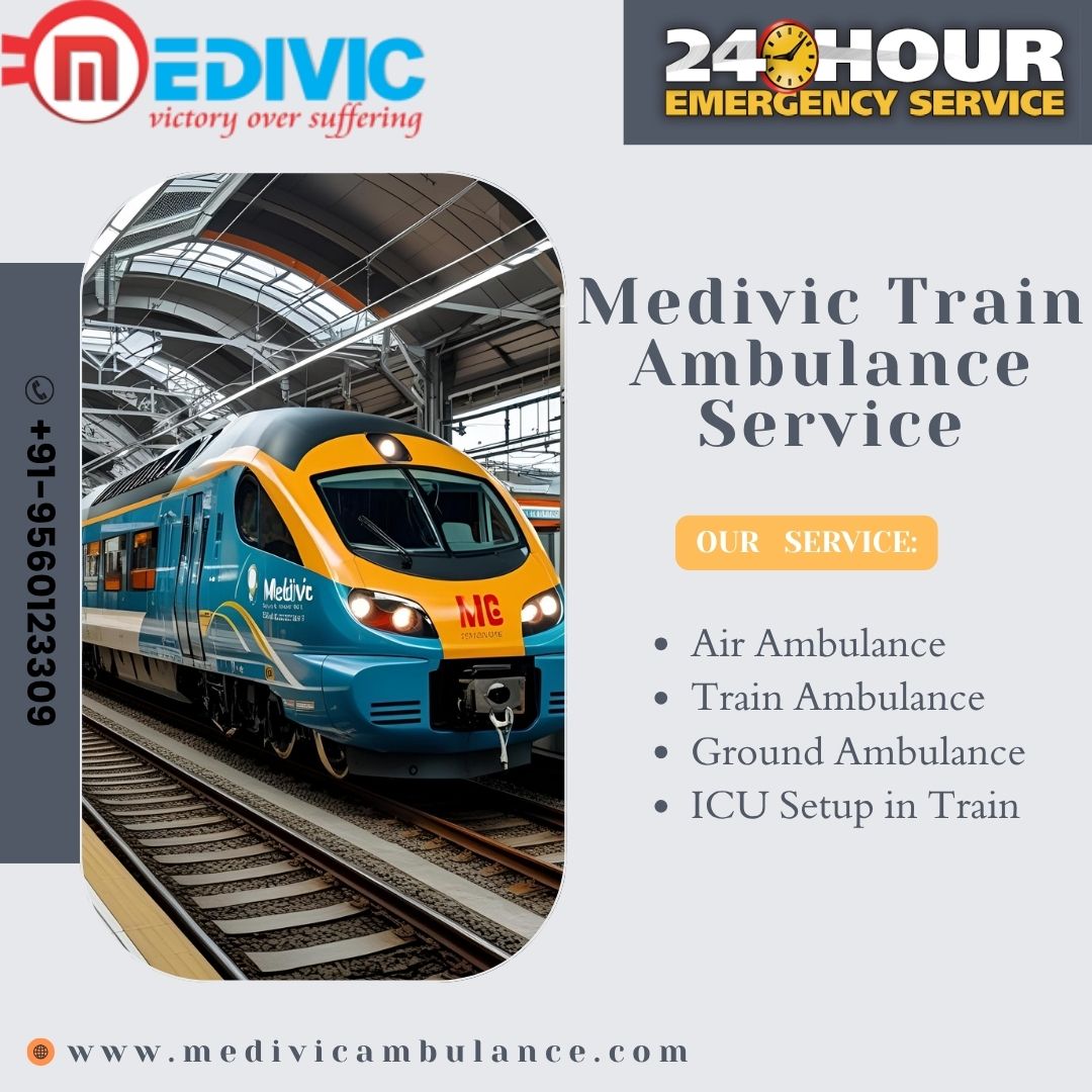 Medivic Train Ambulance in Patna provides you with all the information and assistance