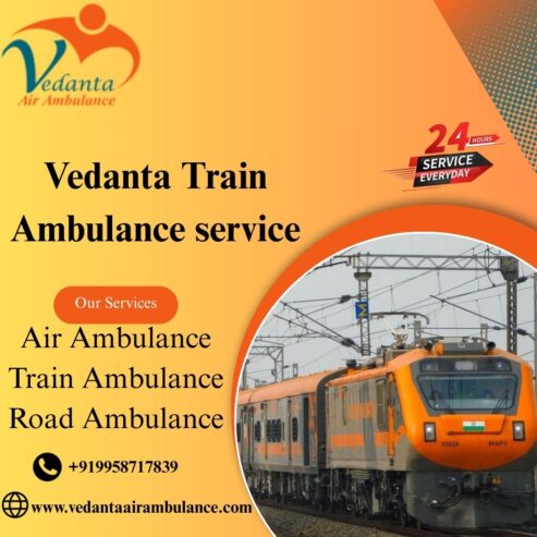 Vedanta Starts Transit Quickly and Remains Steady in Ranchi in a Train Ambulance