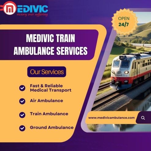 Medivic Keeps the Transit Process Moving in Guwahati in a Train Ambulance