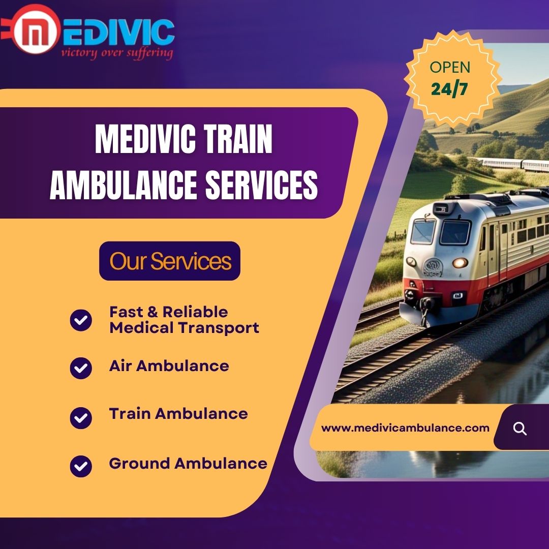 Medivic Keeps the Transit Process Moving in Guwahati in a Train Ambulance