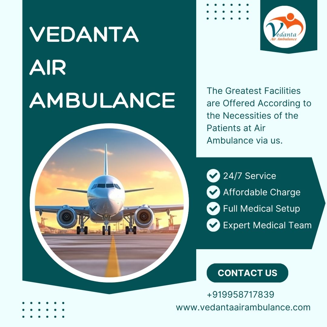 Use Credible Air Ambulance with Perfect Medical Amenities from Muzaffarpur