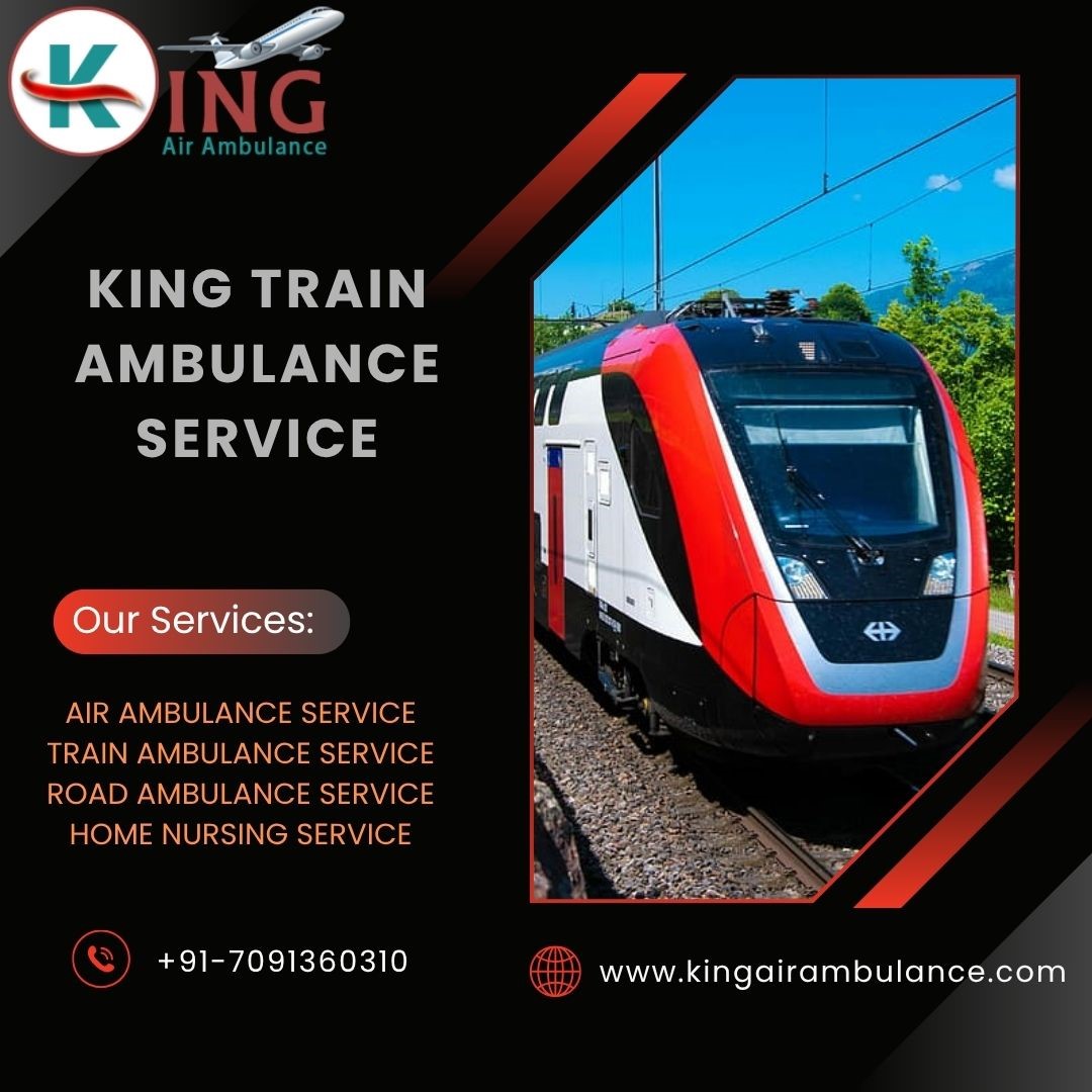 King Train Ambulance in Indore is fully Customizable as per the needs of Patient