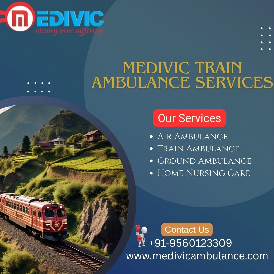 Medivic Offers Transit Without Losing Time in Ranchi in a Train Ambulance