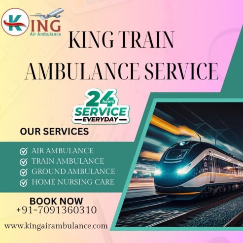 King Does Not Give Up Once Transit Begins in Ranchi in its Train Ambulance