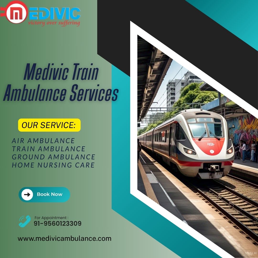 Medivic Offers Support through Trained Transit in Ranchi in its Train Ambulance