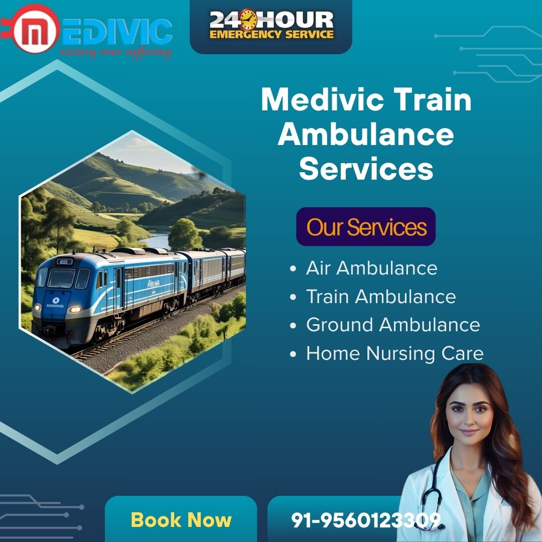 Medivic Makes Transit Responsibly and Fast in Kolkata in a Train Ambulance