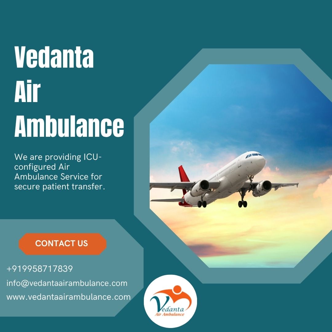 Fabulous Air Ambulance with Life-Support Medical System from Mumbai
