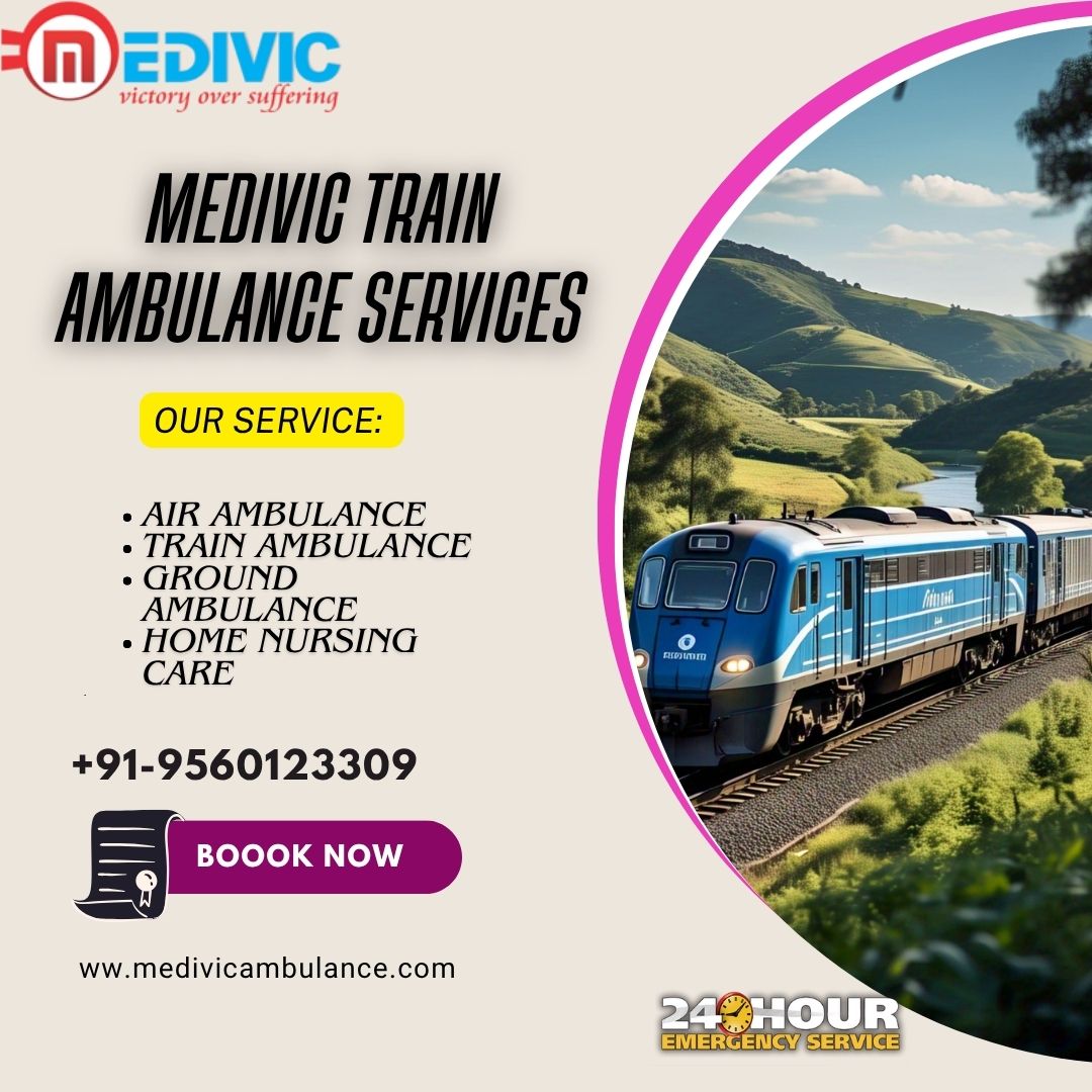 Medivic Train Ambulance Services in Bangalore Transferring Patients without an Issue