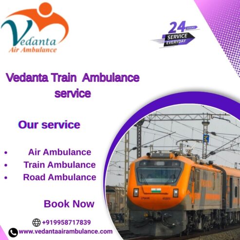 Vedanta Train Ambulance in Hyderabad is ready for All Kinds of Medical Journeys