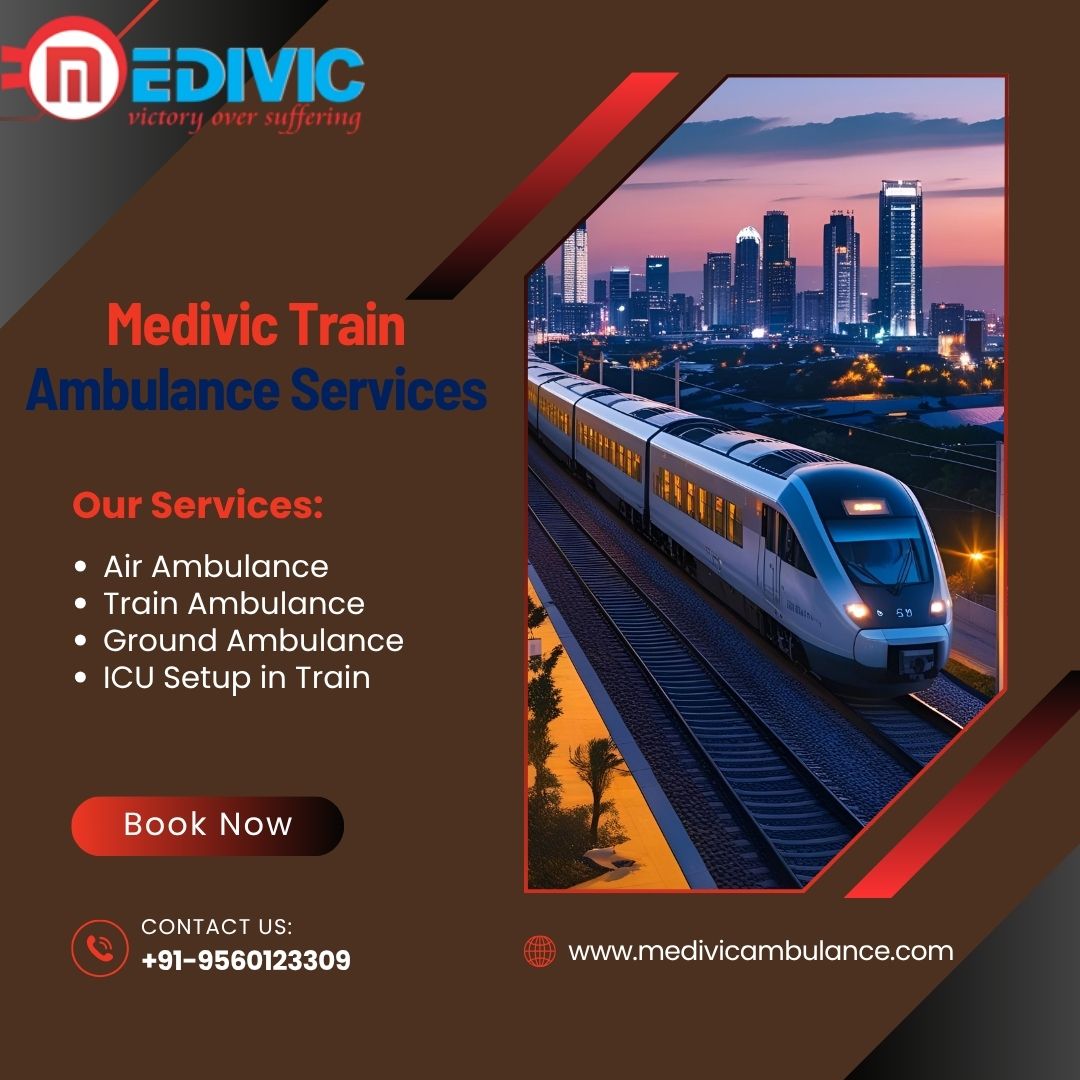 Medivic Don’t Have Time For Excuses During Transit In Kolkata In Its Train Ambulance