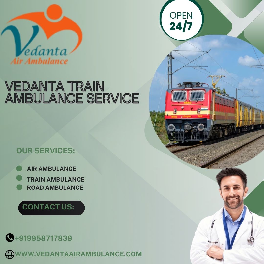 Vedanta’s Train Ambulance provides qualified help for critical transportation in Kolkata