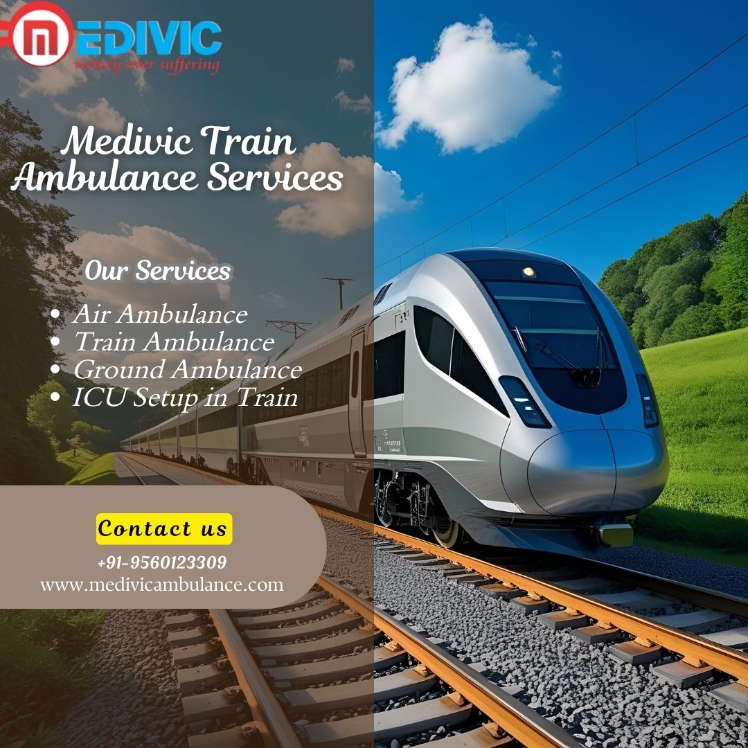 Medivic Offers Reliable Transit Setup in Kolkata with its Train Ambulance