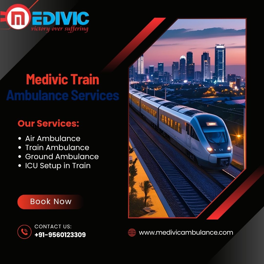 Medivic Eliminates Pressure From Every Side In Kolkata In Its Train Ambulance
