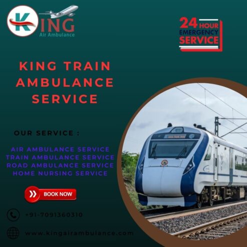 Use King, a Top-Level Train Ambulance from Indore with Medical Features at a Nominal Fare