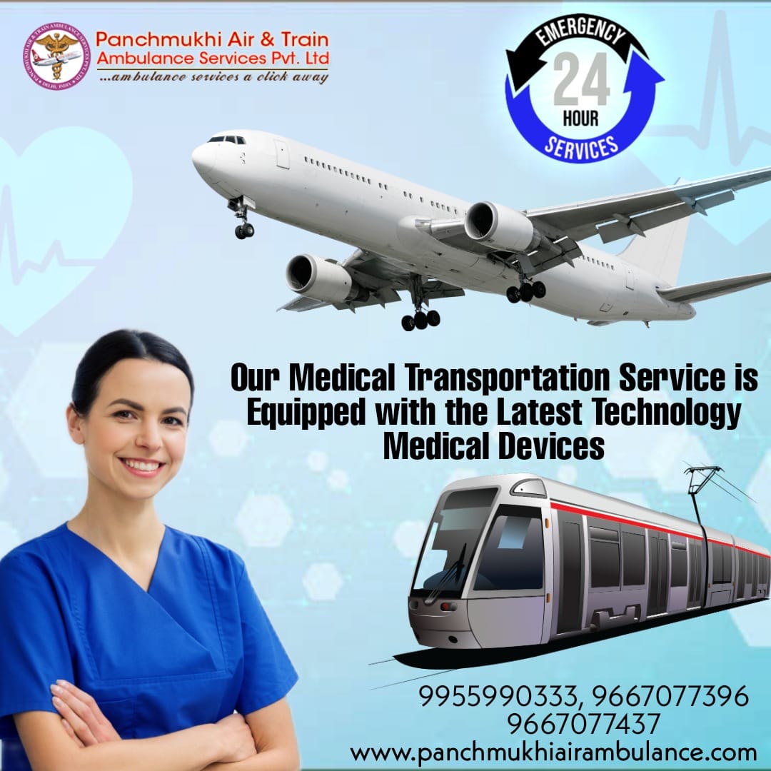 Get Panchmukhi a Superlative Air Ambulance from Guwahati with Excellent Medical Features