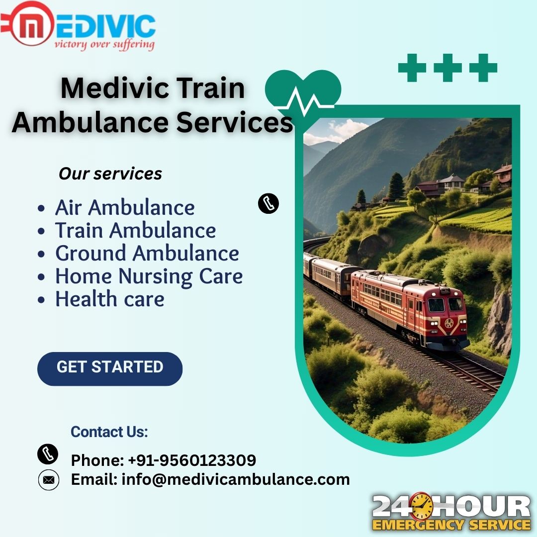 Use The Best Medivic Train Ambulance In Bangalore With A Sophisticated Medical Facility