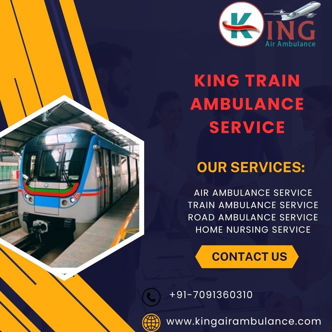Book King Train Ambulance Service in Nagpur with well-Trained Medical Team