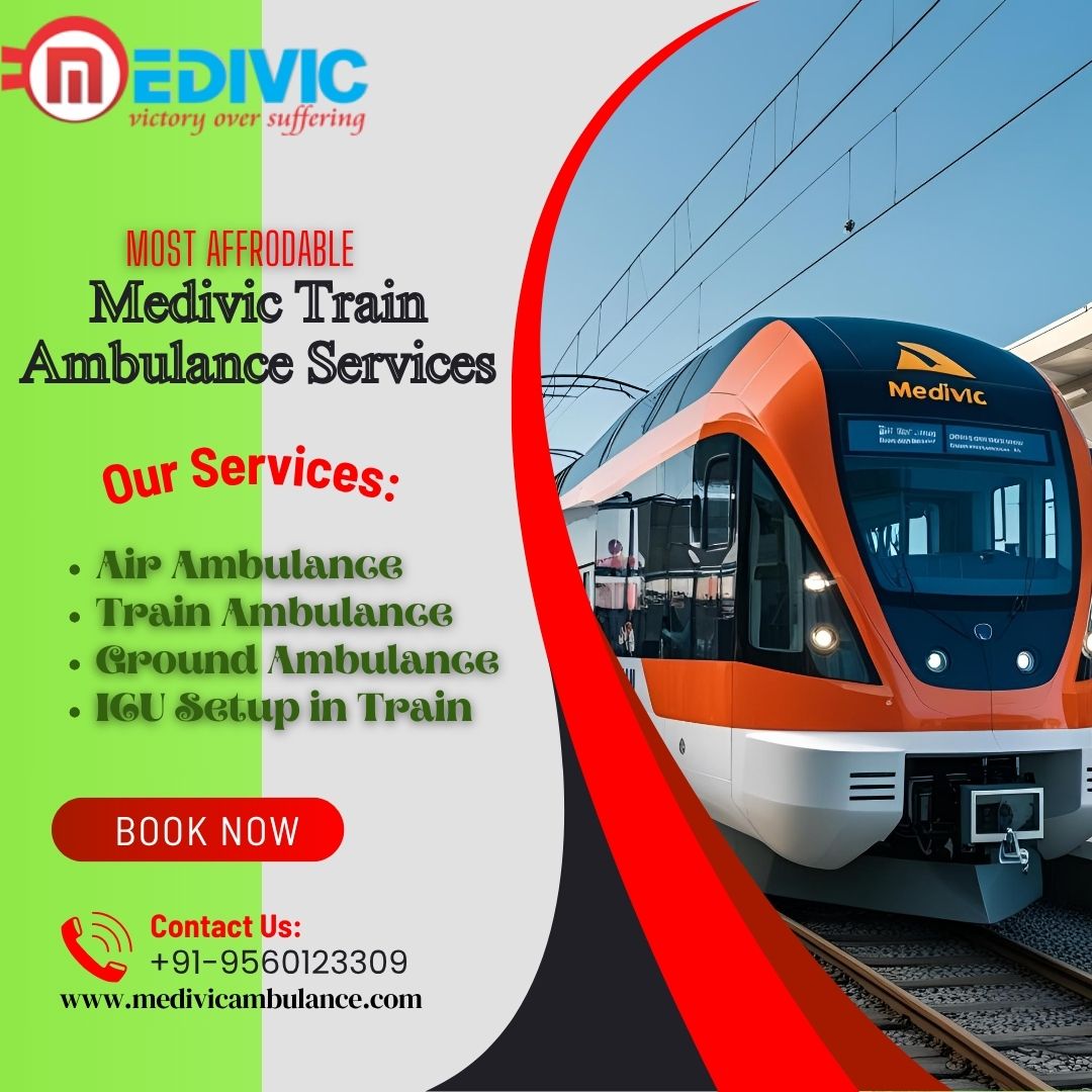 Use Medivic Train Ambulance Service In Bangalore With A Modern Medical Setup