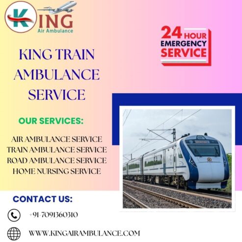 King Train Ambulance in Nagpur moves with caution and take care of every step