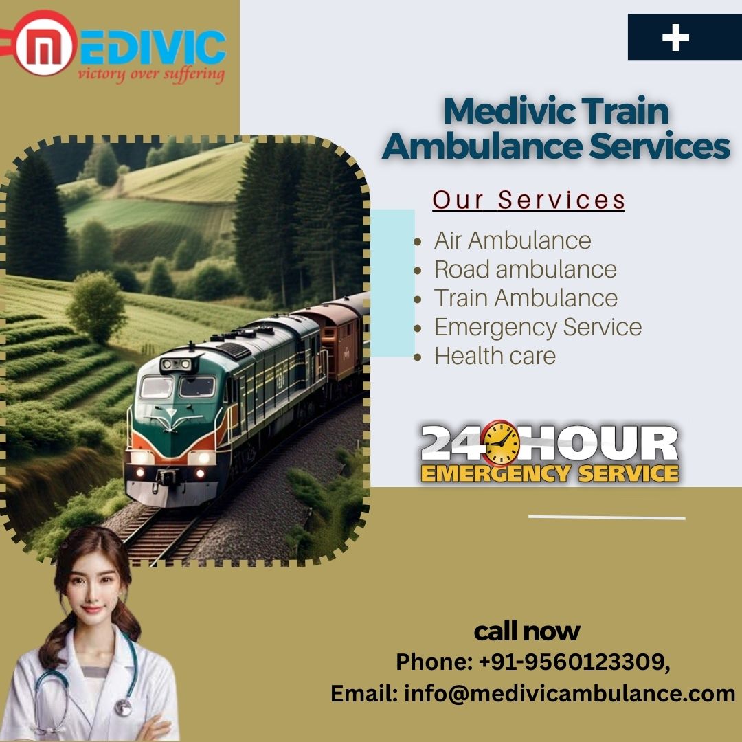 Medivic Schedule Everything According to the Time in Patna in its Train Ambulance