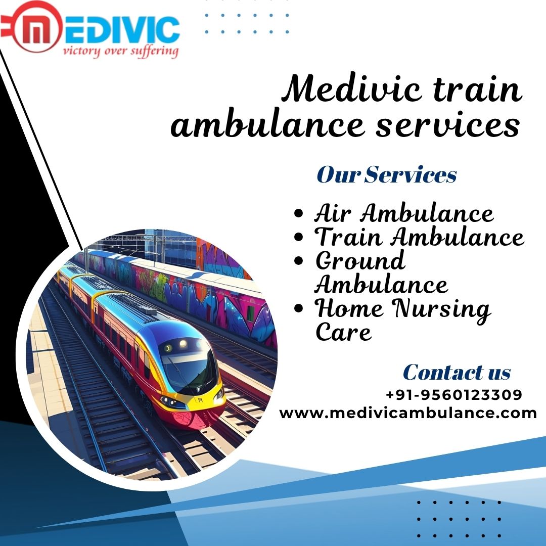 Medivic Provides Complete Medical Tools In Bangalore For Extended Travel On A Train Ambulance