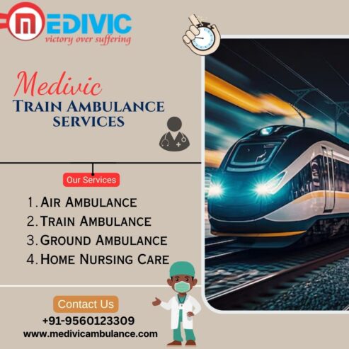 Takes Full Commitment of conveyance by Medivic Train Ambulance in Mumbai
