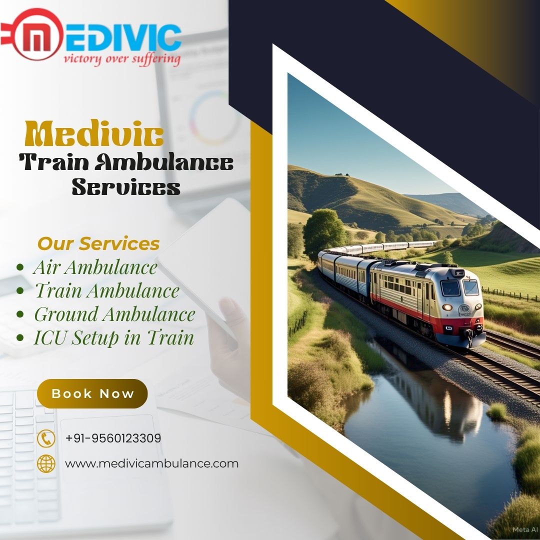 Now, The Medivic Train Ambulance Service In Patna Transfers Patients Across Cities In India