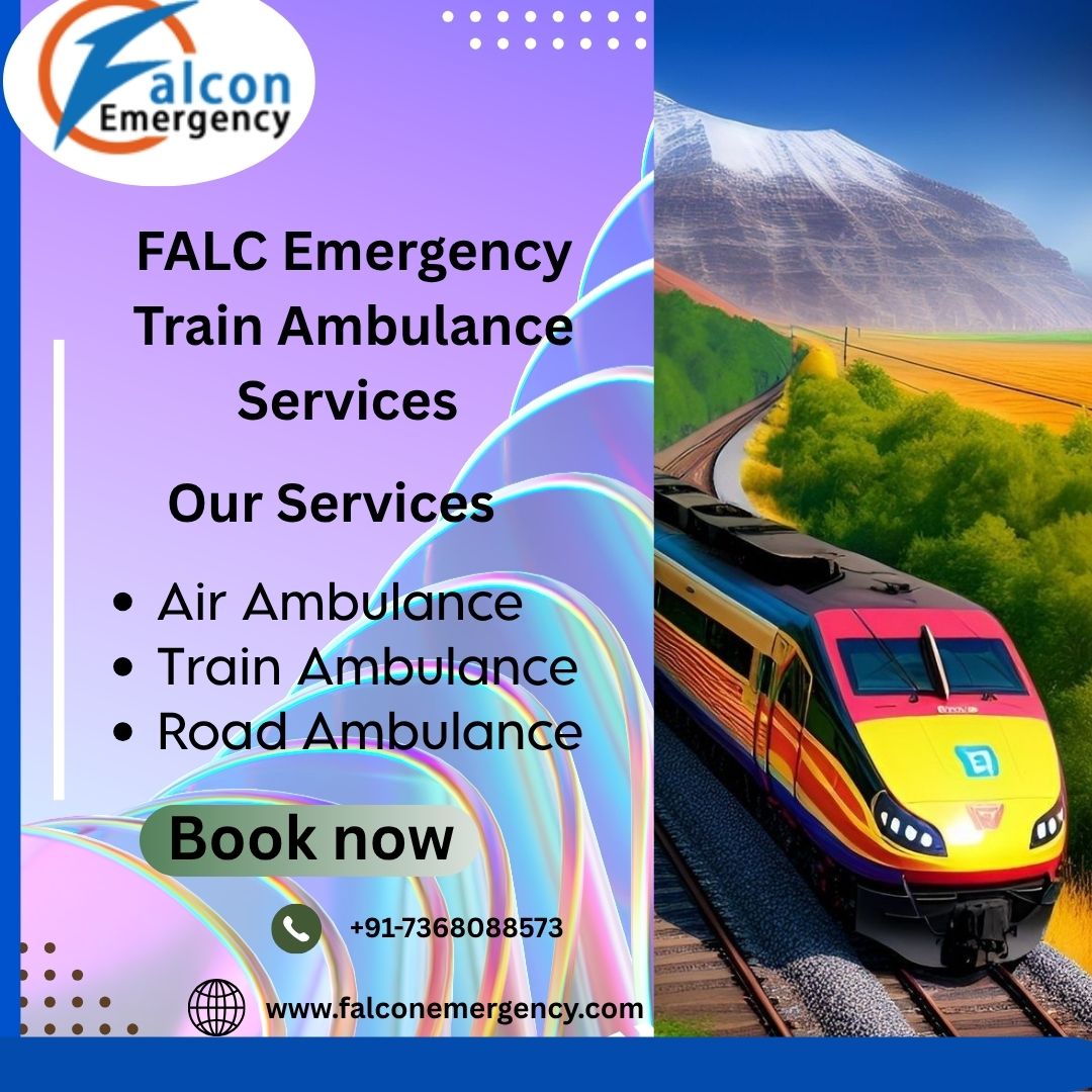 Select FALC Emergency in Raipur with high-tech medical equipment in a train ambulance