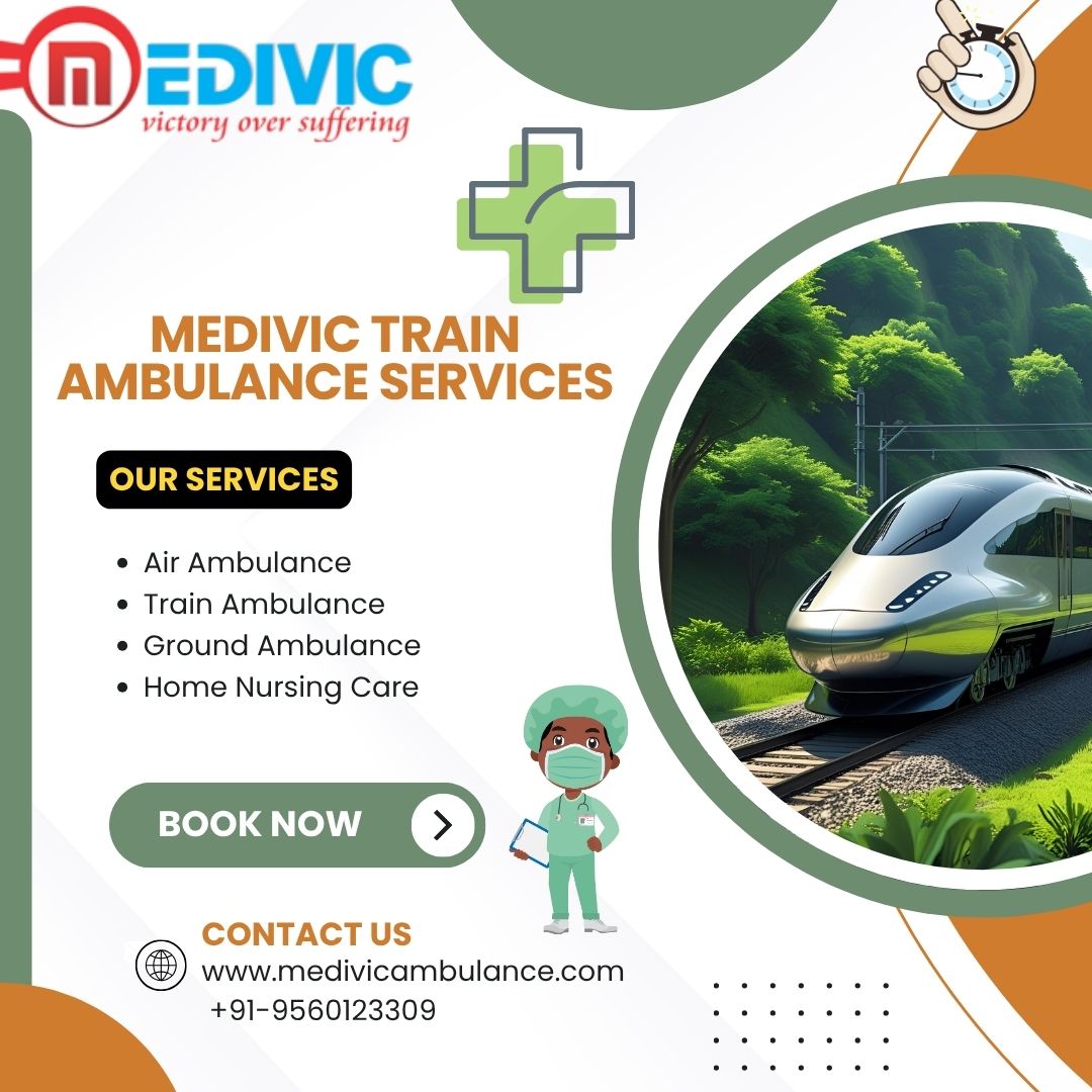 Medivic Doubtlessly Conveys Updates during Transit in Patna in a Train Ambulance
