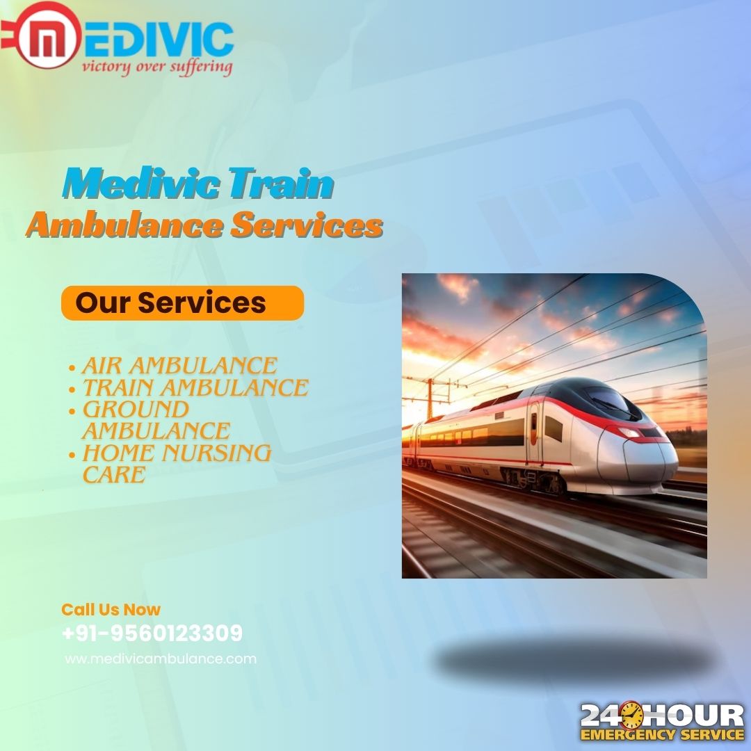 Medivic Tackles the Most Problematic Parts in Patna in a Train Ambulance