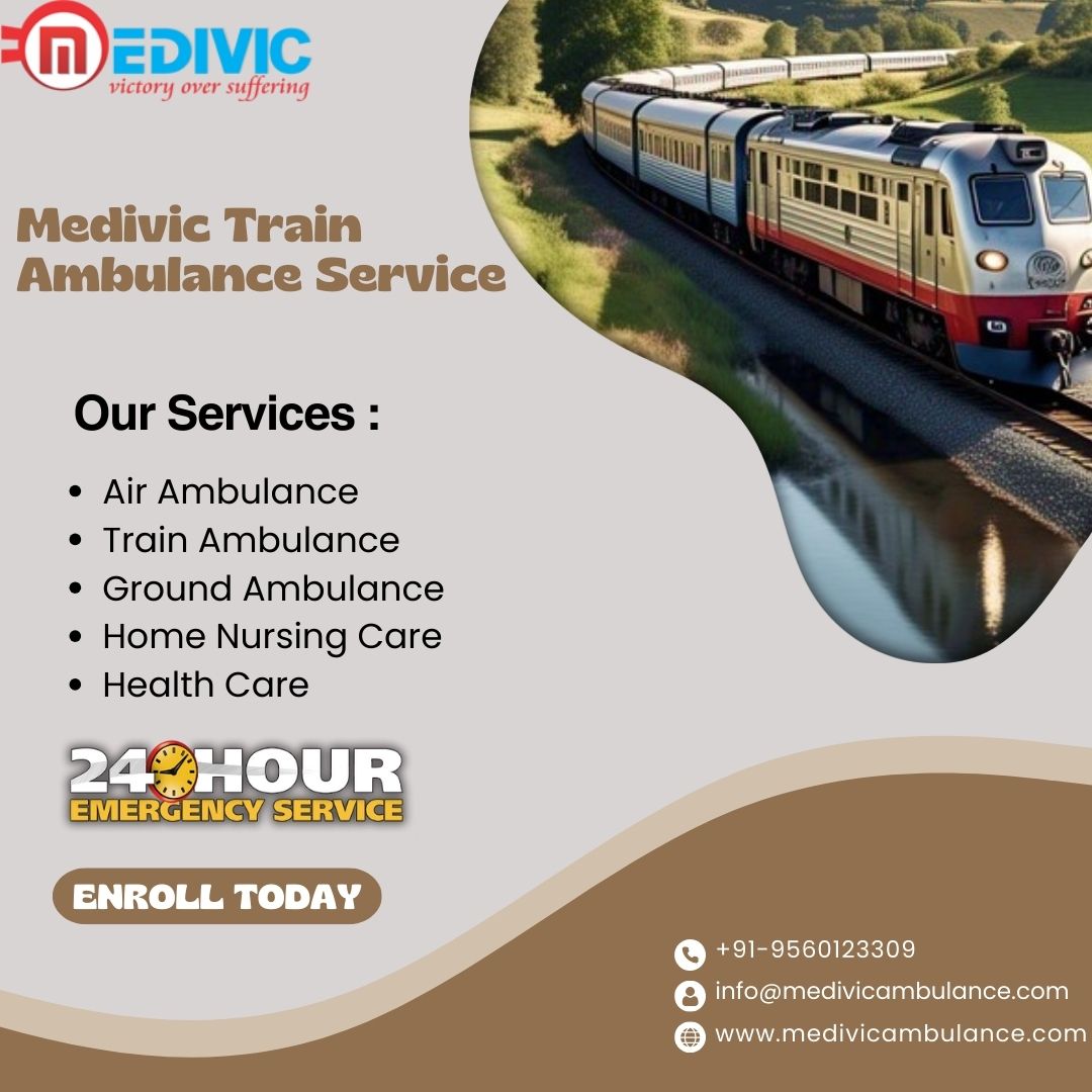 Medivic Describe every detail to avoid doubt in Ranchi in its Train Ambulance