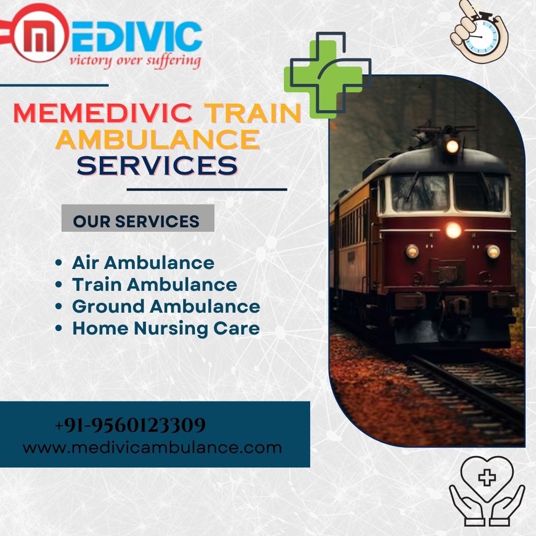 Medivic Preserves Things Clear-Eyed During Transit in Ranchi in a Train Ambulance